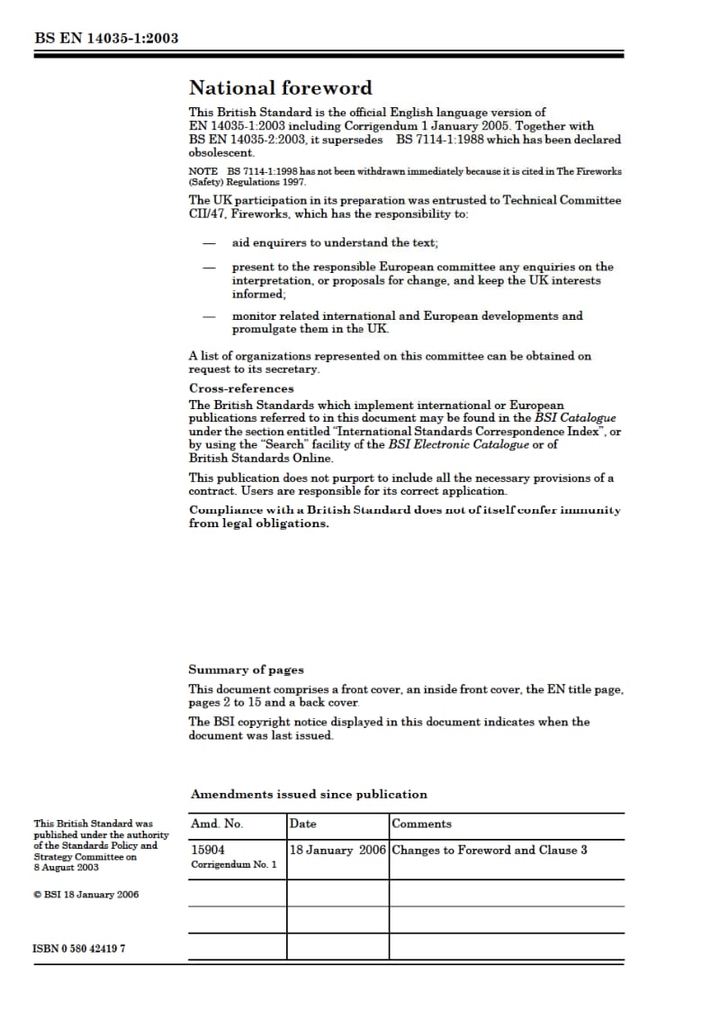 BS EN 14035-1-2003 Fireworks - Terminology.pdf_第2页