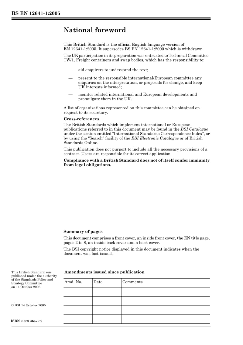 BS EN 12641-1-2005 Swap bodies and commercial vehicles — Tarpaulins — Part 1 Minimum requirements.pdf_第2页