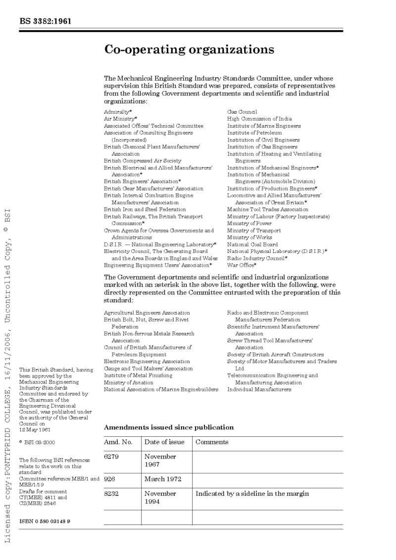 BS 3382-1961 Specification for Electroplated coatings on threaded components — Part 1 Cadmium on Steel Components — Part 2 Zinc on Steel Components.pdf_第2页