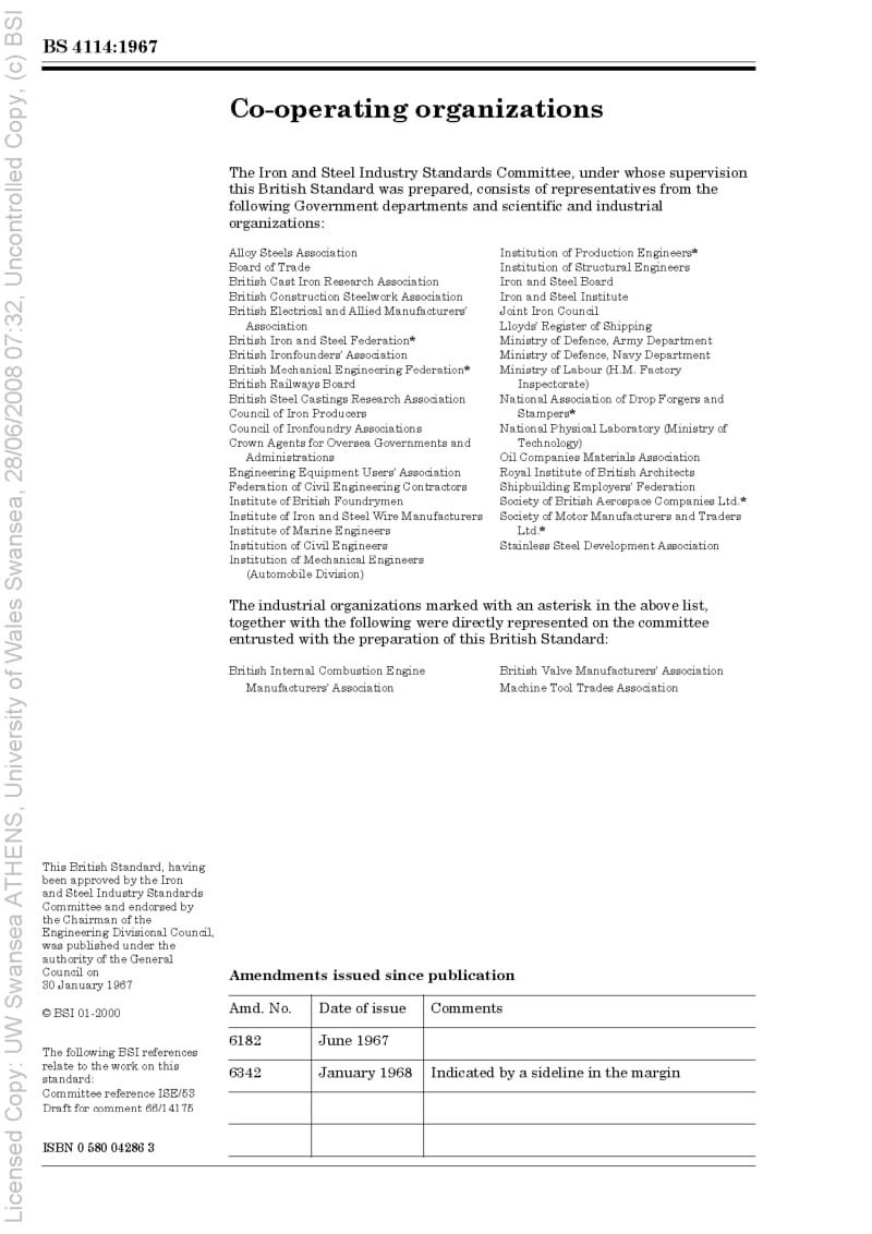 BS 4114-1967 Specification for Dimensional and Quantity Tolerances for Steel —rop and Press Forgings and for Upset Forgings Made on Horizontal Forging.pdf_第2页