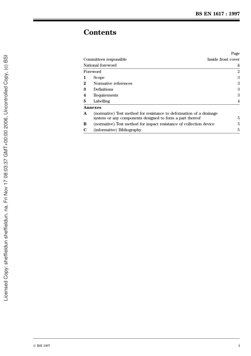 BS EN 1617-1997 Sterile drainage catheters and accessory devices for single use.pdf_第3页