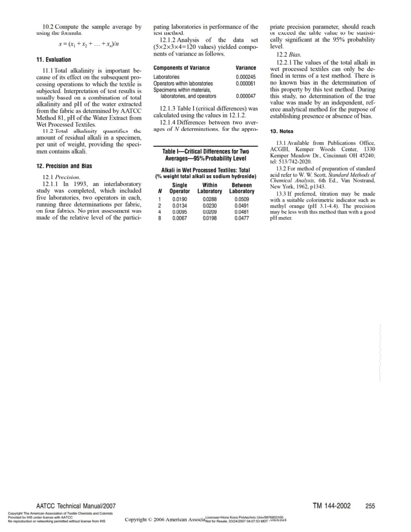 AATCC 144-2002 湿加工纺织品中的总碱量.pdf_第2页