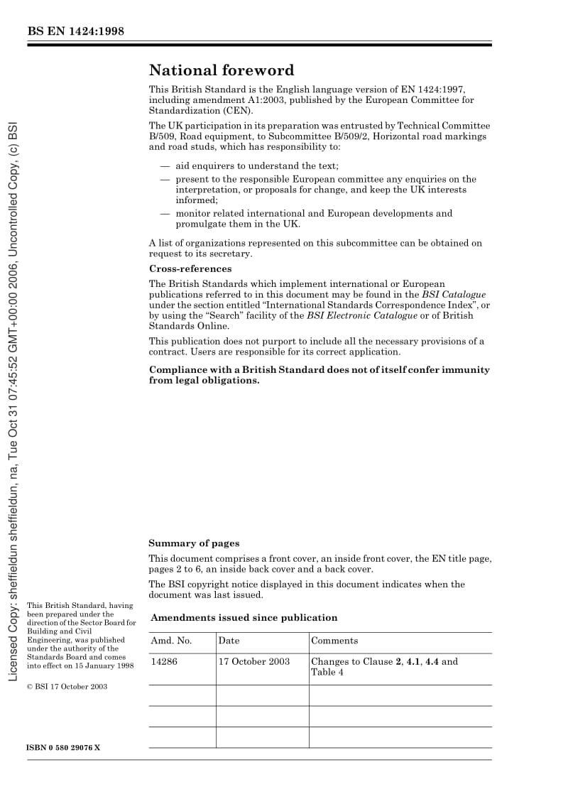 BS EN 1424-1998 Road marking materials. Premix glass beads.pdf_第2页