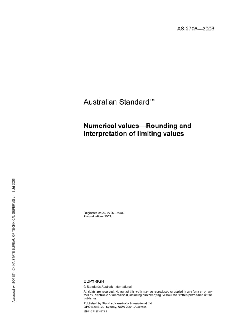 AS 2706-2003 Numerical values - Rounding and interpretation of limiting values.pdf_第3页