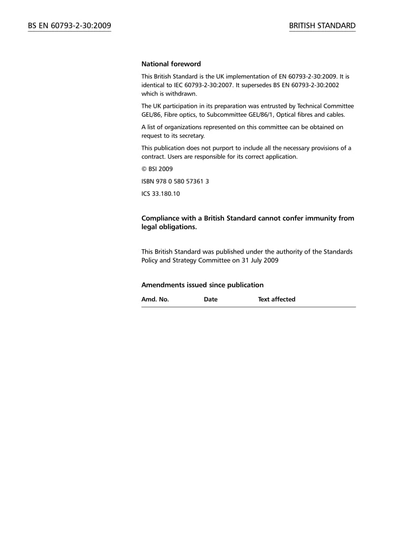BS EN 60793-2-30-2009 光学纤维.产品规格.A3类多模光纤分规范.pdf_第2页