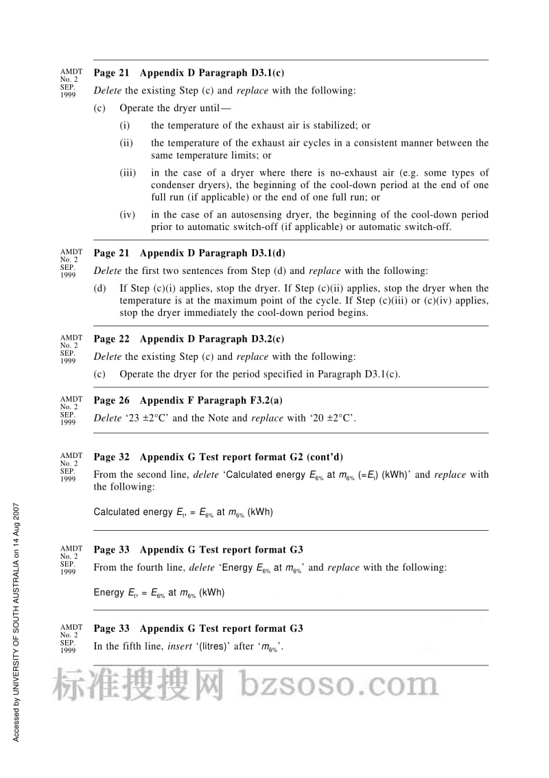 AS NZS 2442.1-1996 Amdt 2-1999 Performance of household electrical appliances-Rotary clothes dryers.pdf_第2页