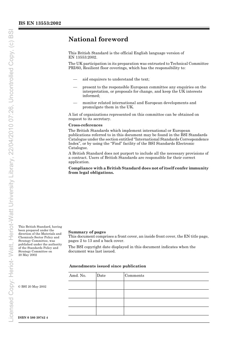 BS EN 13553-2002 弹性地板覆盖物.专用于潮湿区域的聚氯乙烯地板覆盖物.规范1.pdf_第2页