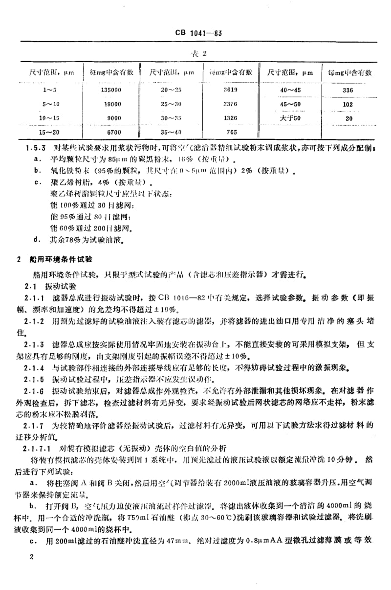 65255船舶液压系统滤器和滤芯试验方法 标准 CB 1041-1983.pdf_第3页