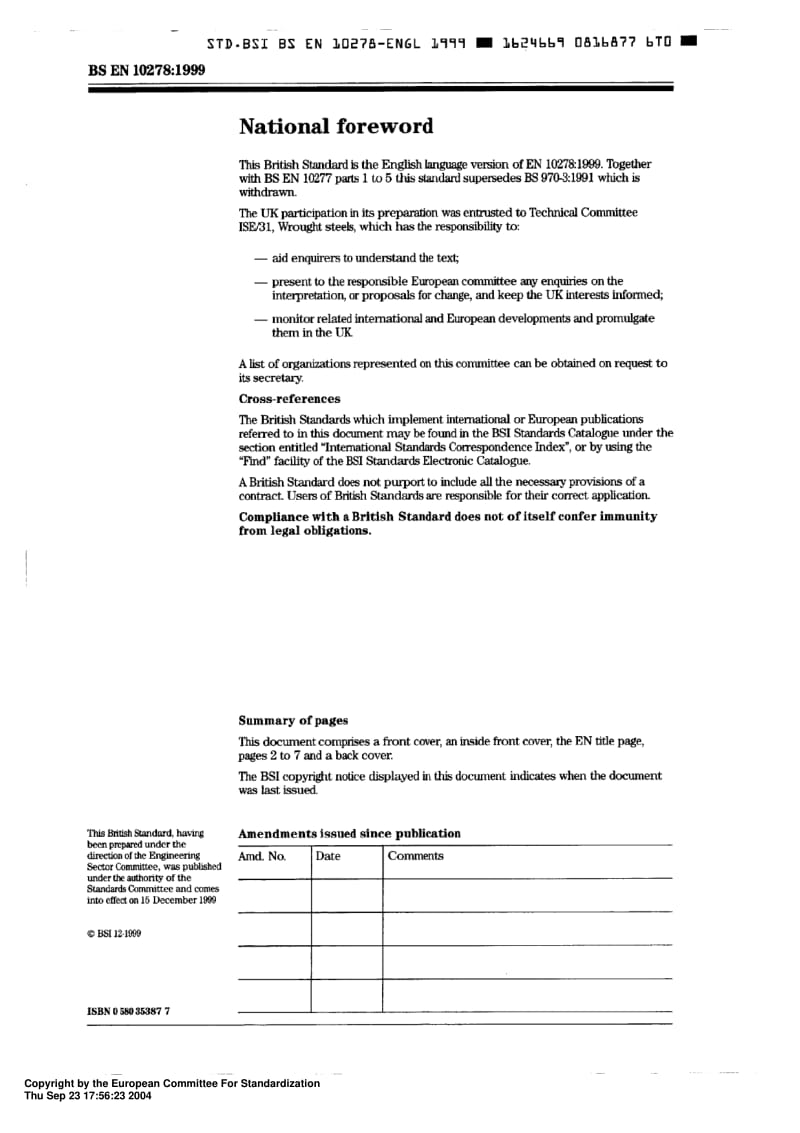 BS EN 10278-1999 Dimensions and tolerances of bright steel products1.pdf_第2页