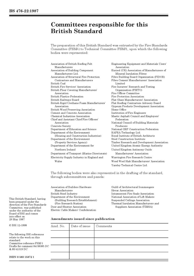 BS 476-22-1987 Fire tests on building materials and structures — Part 22 Methods for determination of the fire resistance of non-loadbearing elements of construction.pdf_第2页