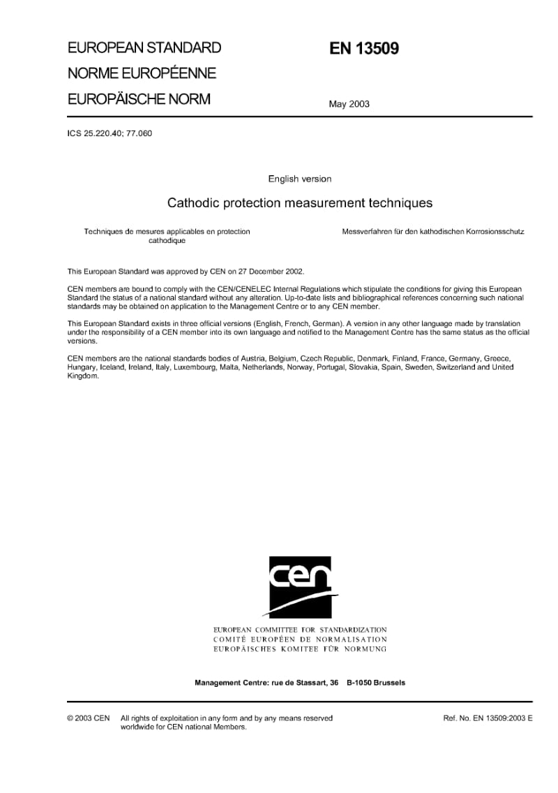 BS EN 13509-2003 Cathodic protection measurement techniques2.pdf_第3页