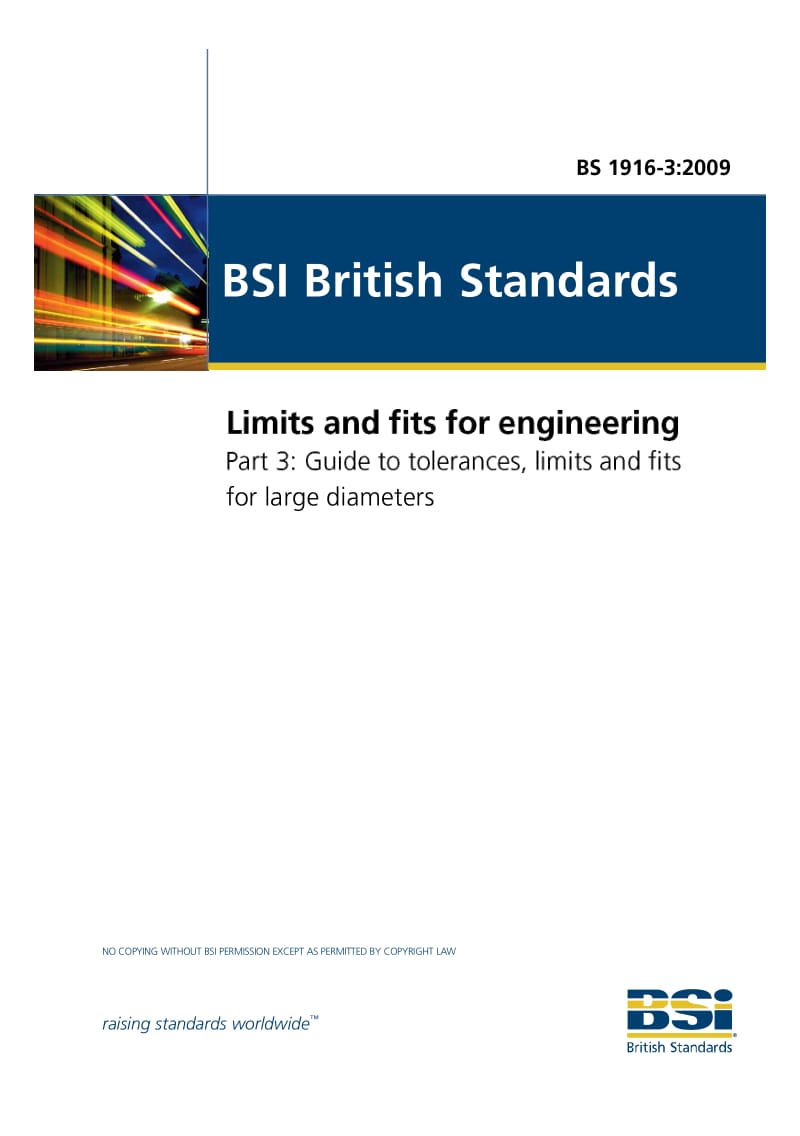 BS 1916-3-2009 工程公差和配合.大直径的公差,极限和配合指南.pdf_第1页