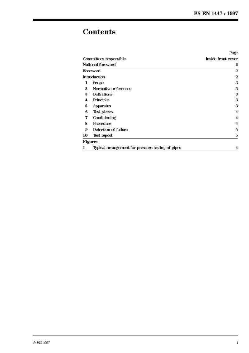 BS EN 1447-1997 Plastics piping systems Glass-reinforced thermosetting plastics (GRP) pipes Determination of long-term resistance to internal pressure.pdf_第3页