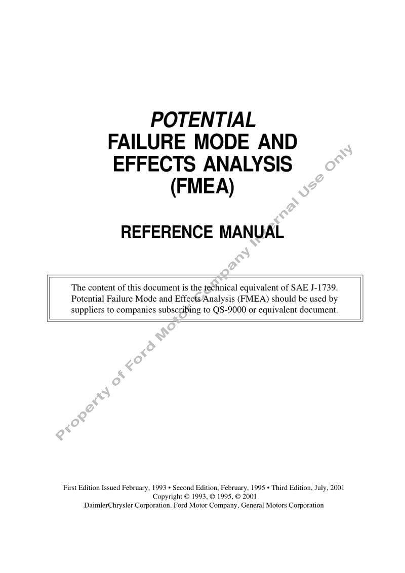 FMEA - AIAG Manual (3rd Edition).pdf_第1页