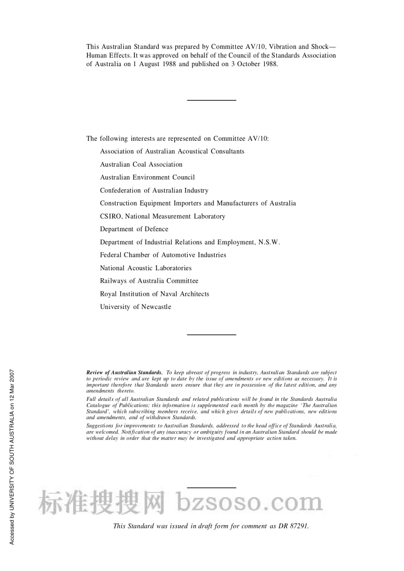 AS 2763-1988 VIBRATION AND SHOCK-HAND-TRANSMITTED VIBRATION-GUIDELINES FORAS SESSMENT OF HUMAN EXPOSURE.pdf_第2页