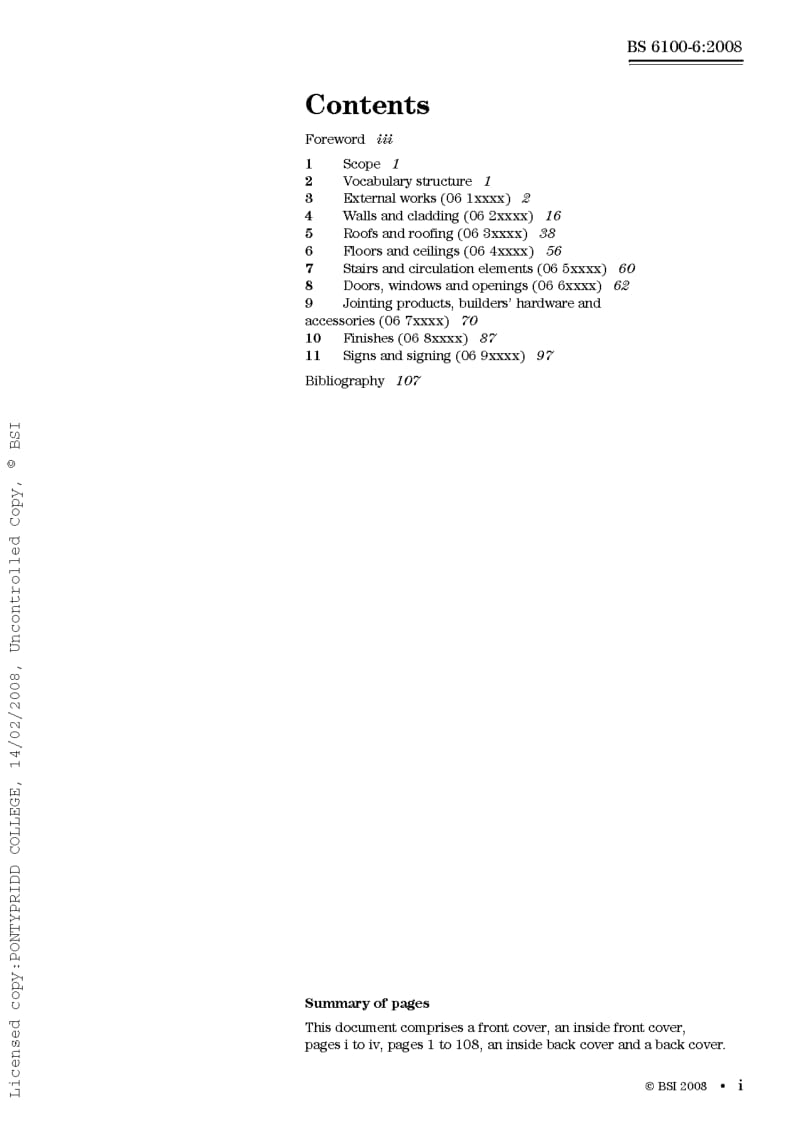 BS 6100-6-2008 Building and civil engineering – Vocabulary – Part 6 Construction parts.pdf_第3页