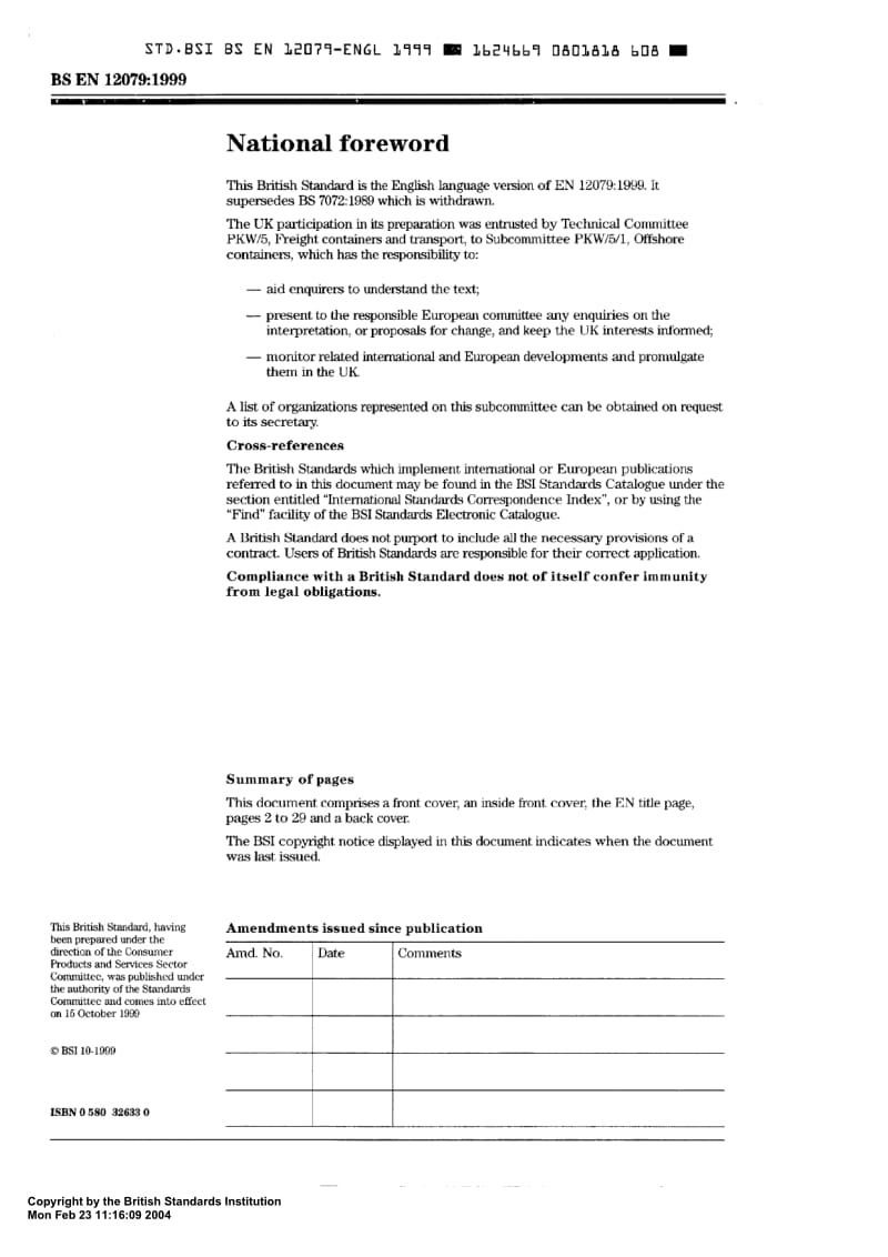 BS EN 12079-1999 离岸集装箱.设计、制造、检验、监督和标识.pdf_第2页