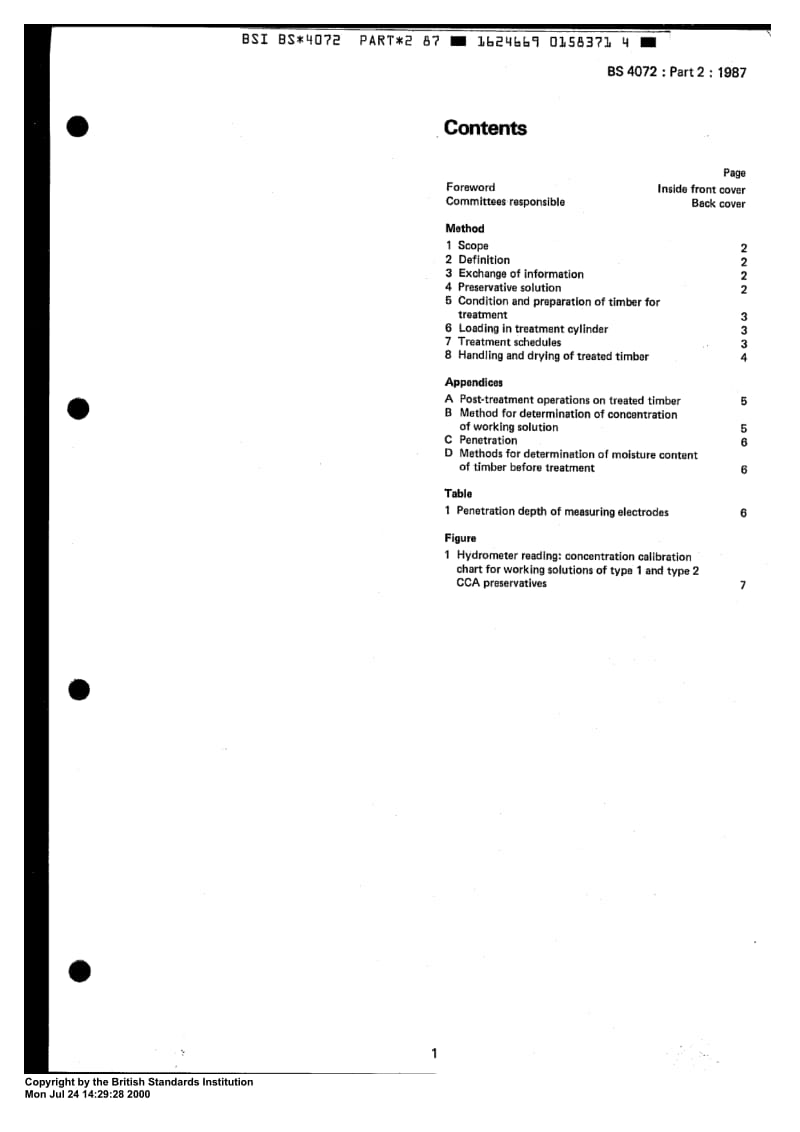 BS 4072-2-1987 Wood preservation by means of copperchromiumarsenic compositions. Method for timber treatment.pdf_第3页