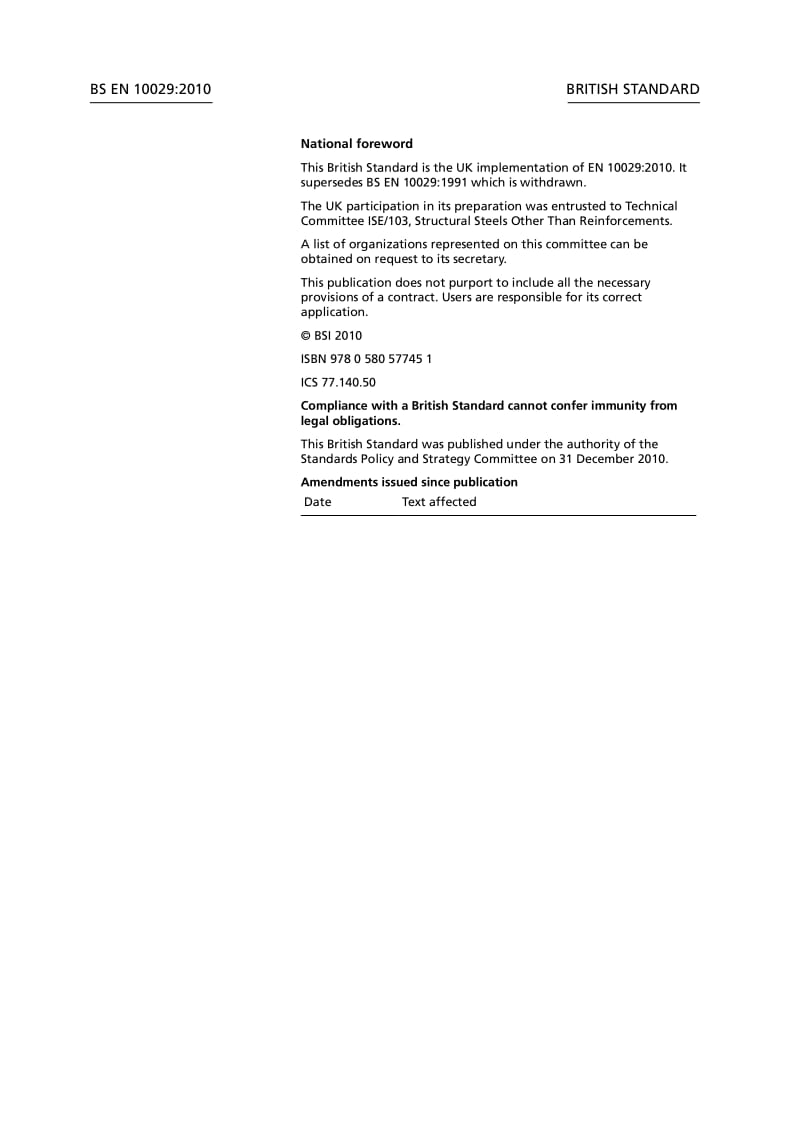 BS EN 10029-2010 Hot-rolled steel plates 3mm thick or above — Tolerances on dimensions and shape.pdf_第2页