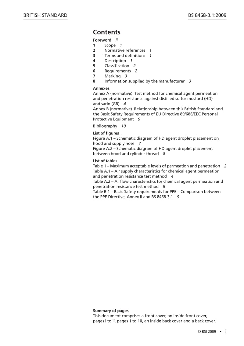 BS 8468-3.1-2009 生学,生物,放射和核(CBRN)试剂防护用呼吸保护装置.包括一个逃生面罩的整装开放式压缩空气呼吸装置.规范.pdf_第3页