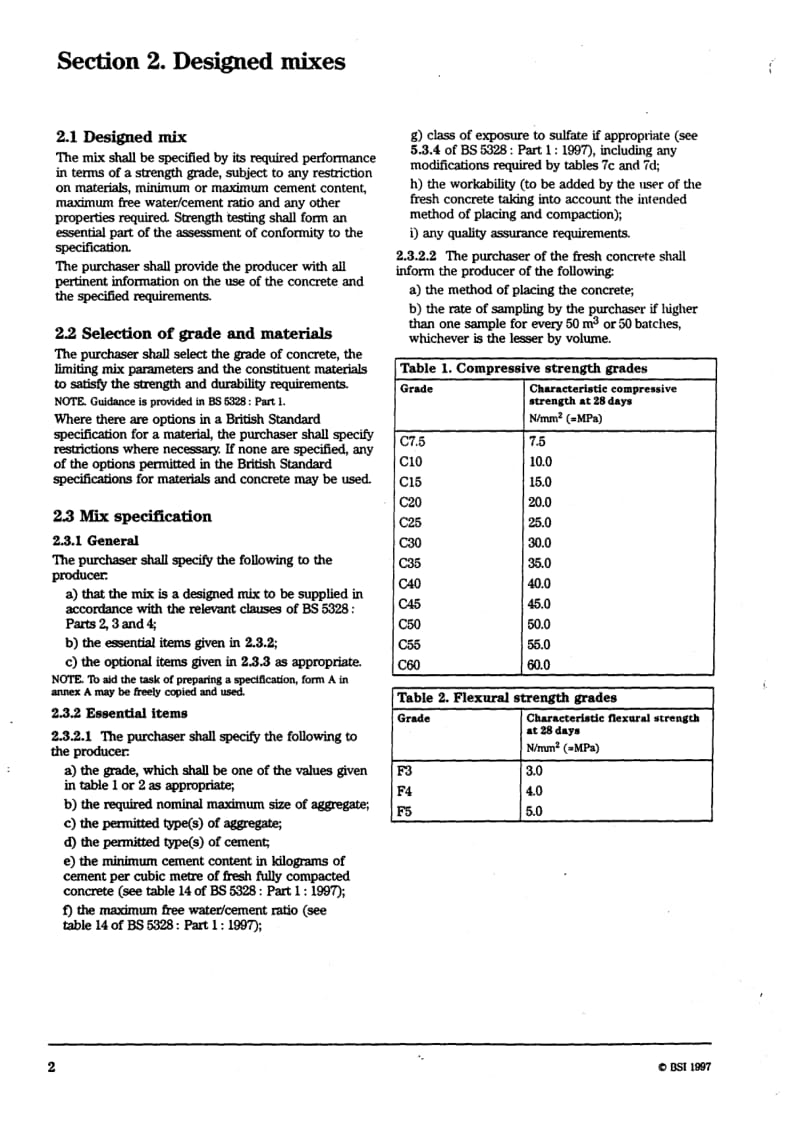 BS 5328-2-1997 Concrete. Methods for specifying concrete mixes.pdf_第3页