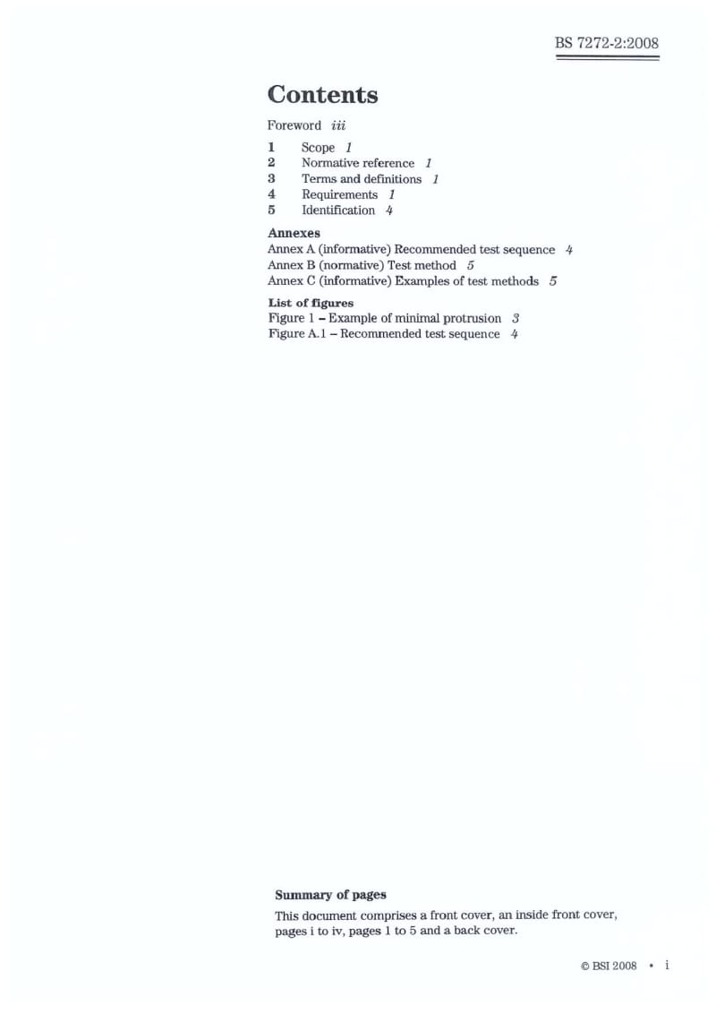 BS 7272-2-2008 Writing and marking instruments. Specification for end closures to reduce the risk of asphyxiation.pdf_第3页