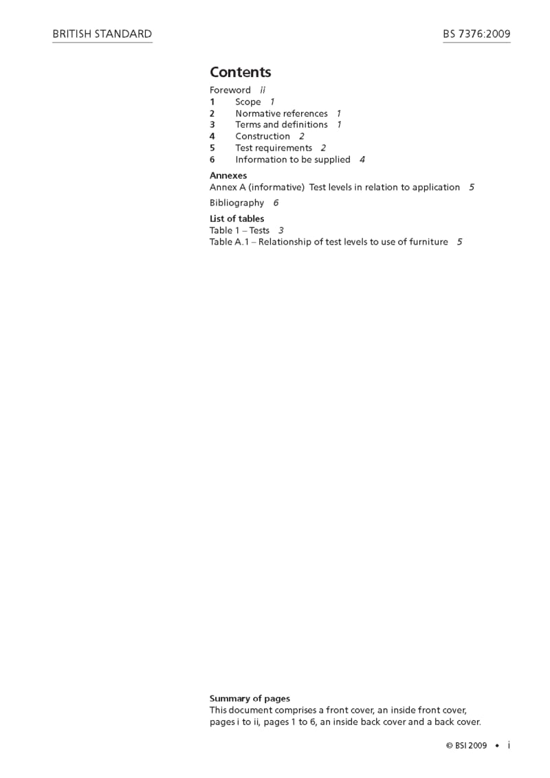 BS 7376-2009 Inclusion of glass in the construction of tables and trolleys for domestic use – Specification.pdf_第3页