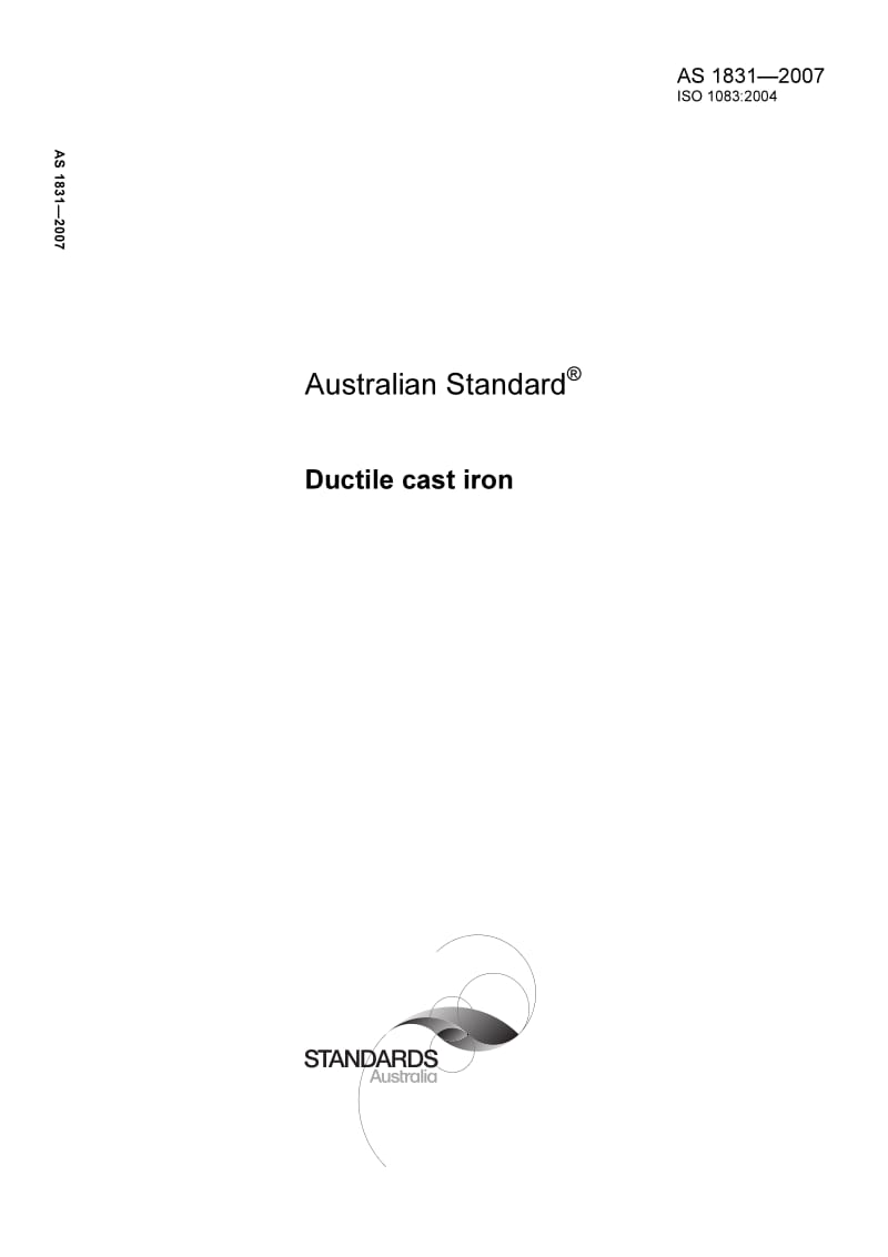 AS 1831-2007 Ductile cast iron.pdf.pdf_第1页