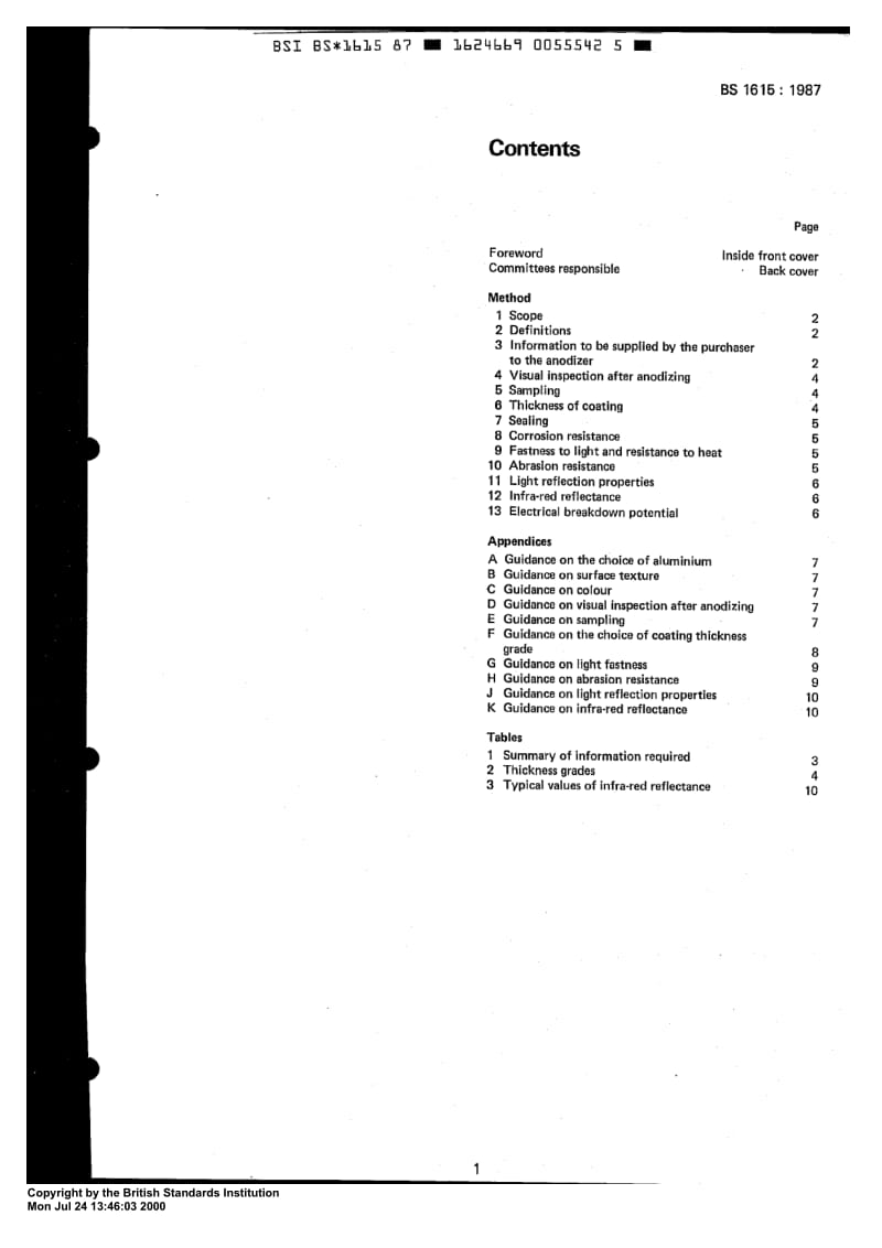 BS 1615-1987 Method for specifying anodic oxidation coatings on aluminium and its alloys.pdf_第3页