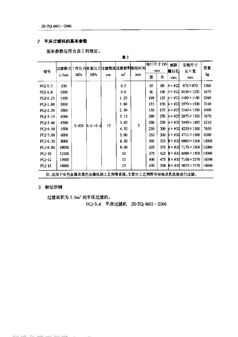 JBZQ 4601-2006 平床过滤机.pdf_第2页