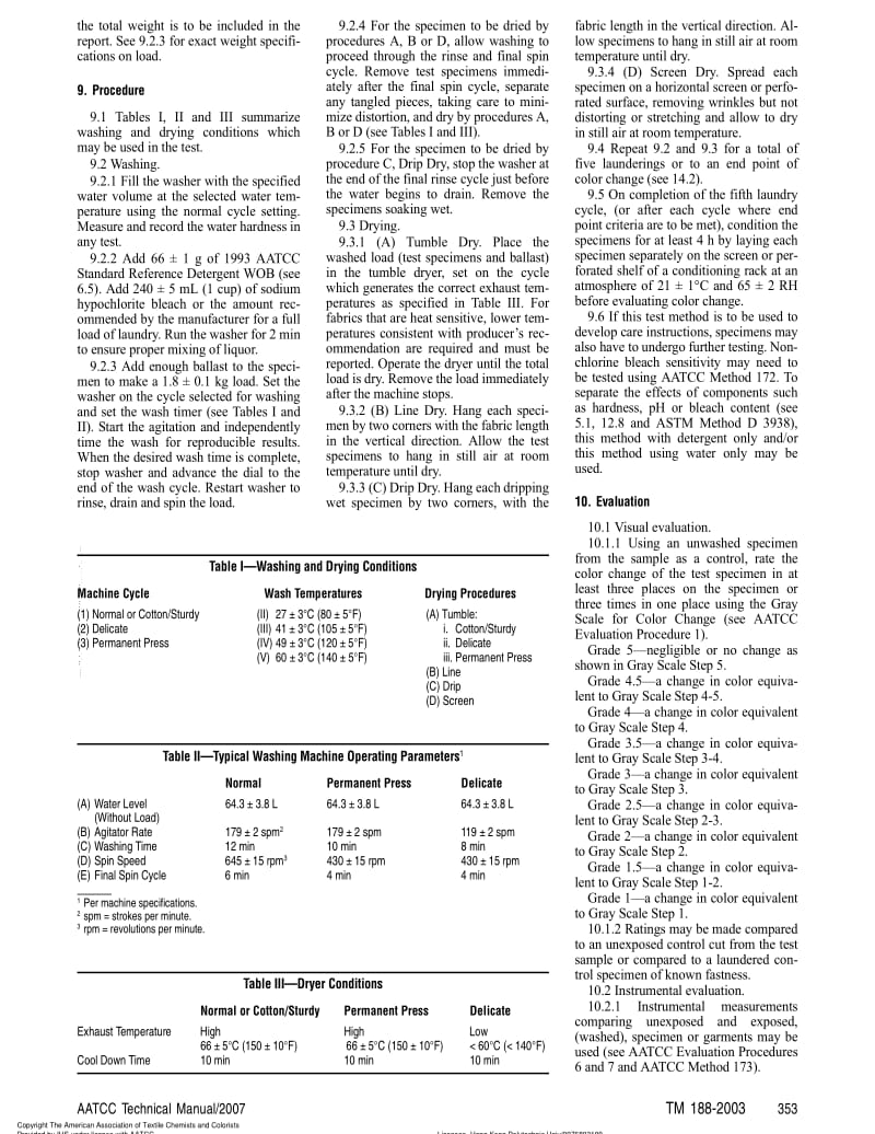 AATCC 188-2003 耐次氯酸钠家庭漂白洗涤色牢度1.pdf_第2页