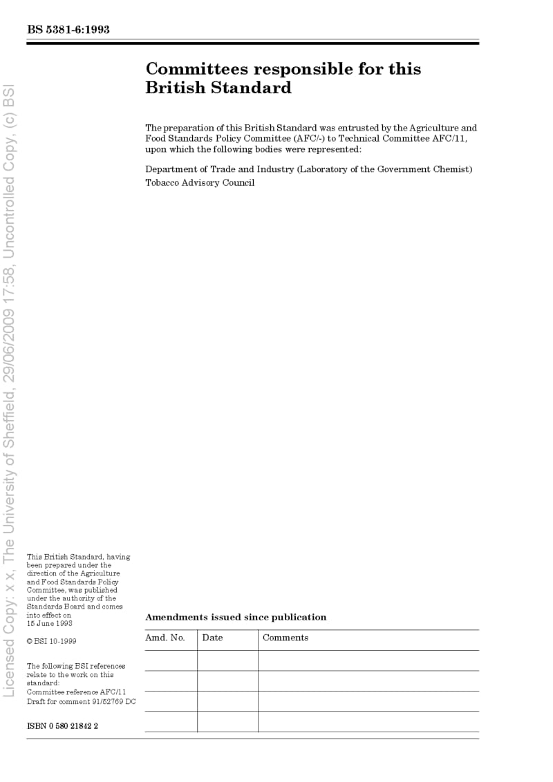 BS 5381-6-1993 Methods for Determination of physical properties of tobacco and tobacco.pdf_第2页