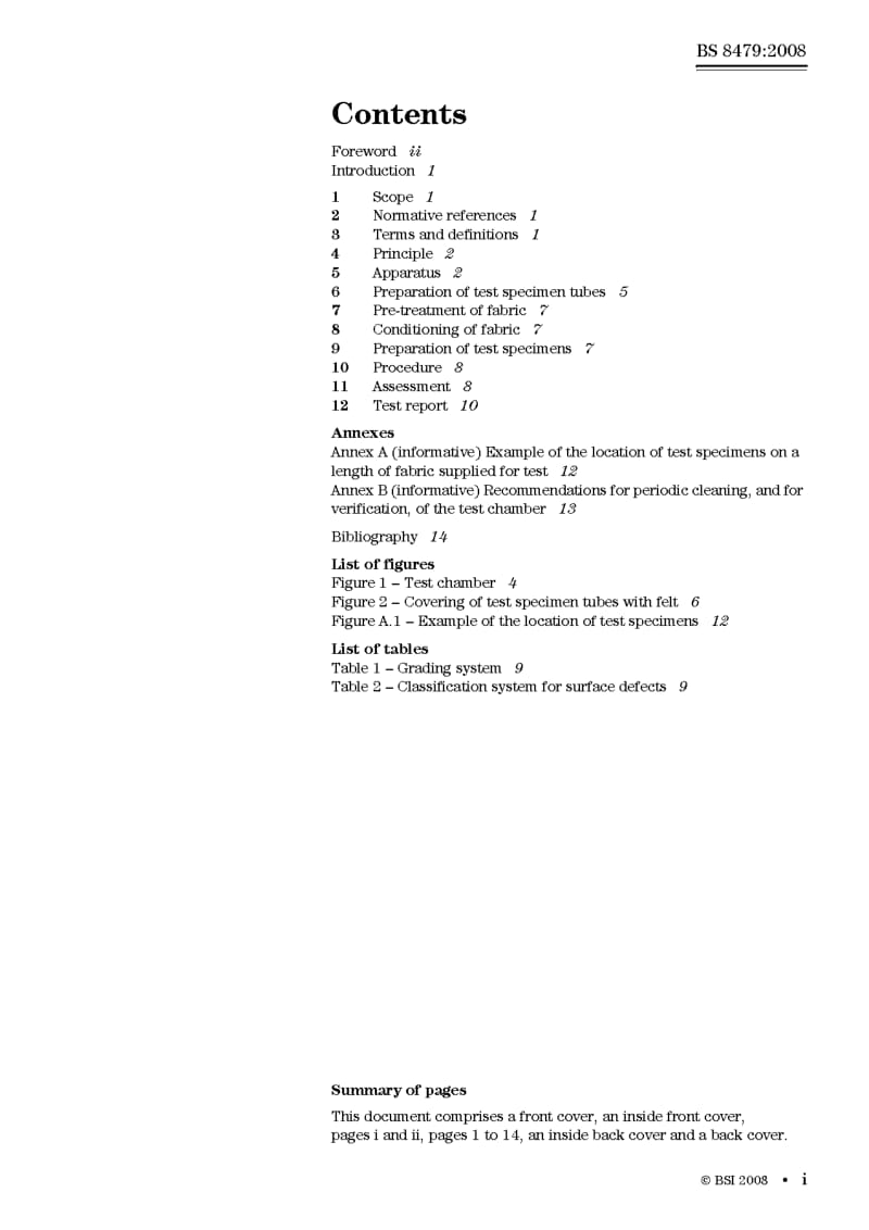 BS 8479-2008 Textiles. Method for determination of the propensity of fabrics to snagging. Rotating chamber method.pdf_第3页