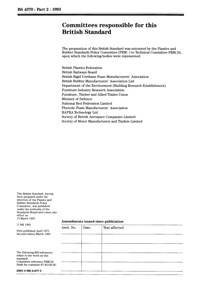 BS 4370-2-1993 Methods of test for rigid cellular materials. Methods 7 to 9.pdf_第2页