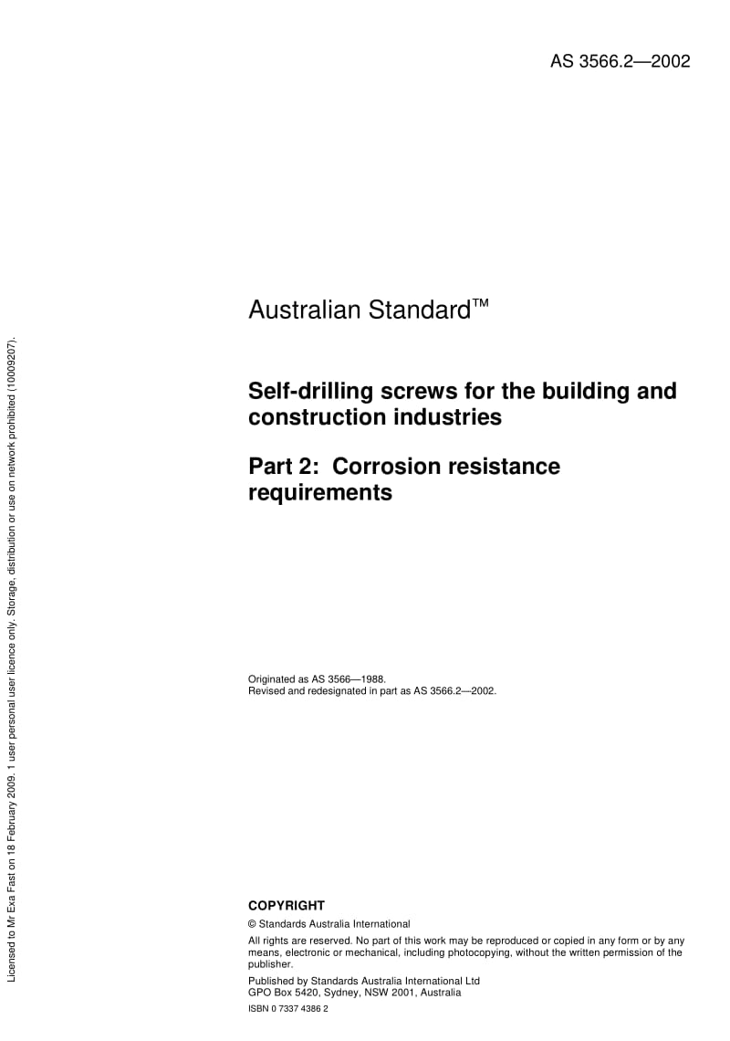 AS 3566.2-2002 Self-drilling screws for the building and construction industries Part 2 Corrosion resistance requirements.pdf_第3页