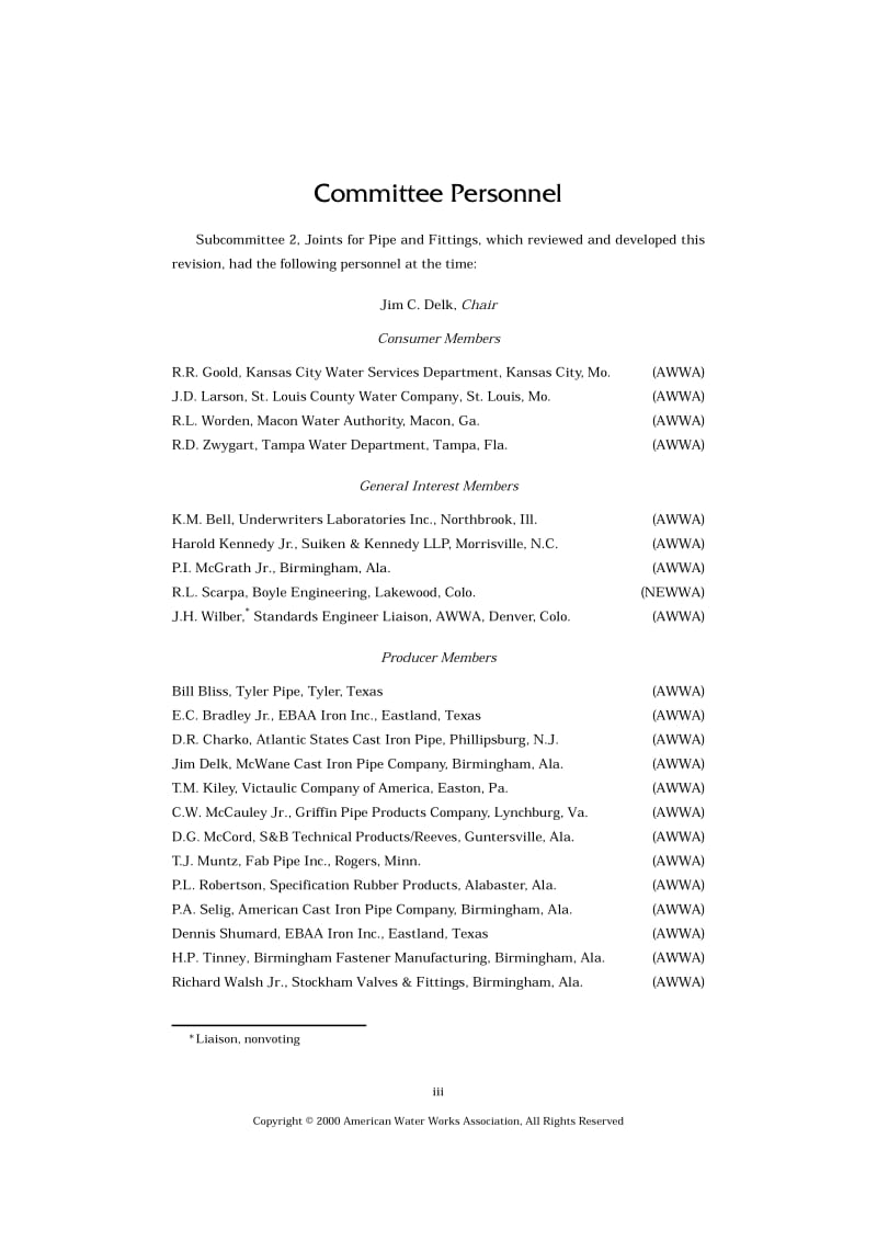 AWWA C111A21.11-2000 铸铁管连接件用橡胶.pdf_第3页