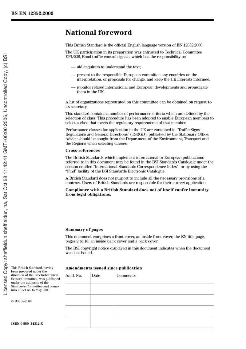 BS EN 12352-2000 Traffic control equipment. Warning and safety light devices.pdf_第2页