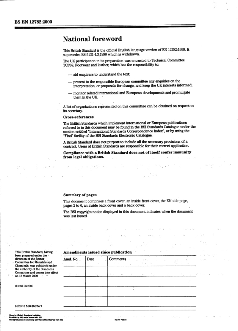 BS EN 12782-2000 Footwear - Test methods for insoles - Resistance to stitch tear1.pdf_第2页