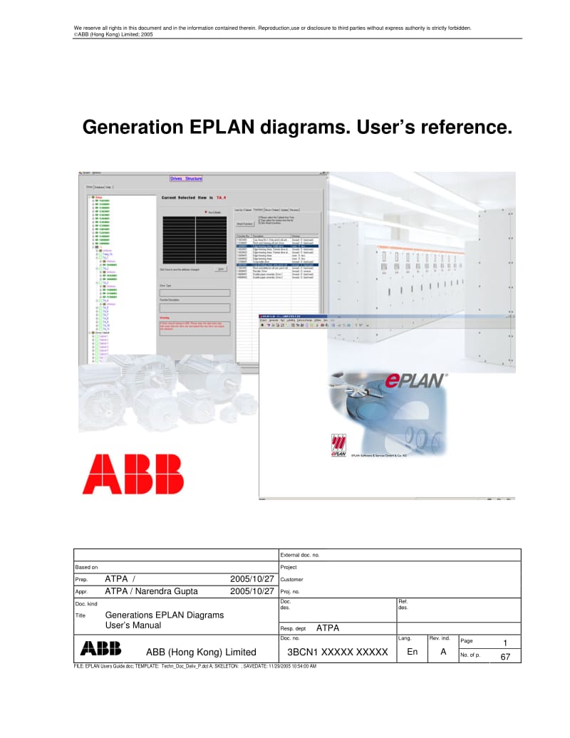 Generation EPLAN diagrams. User’s reference..pdf_第1页