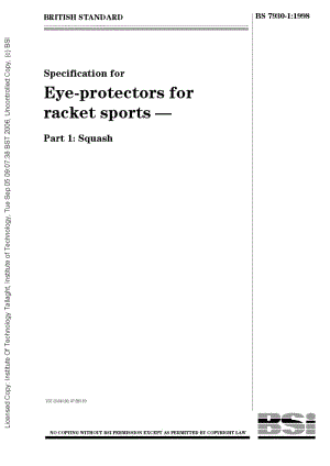 BS 7930-1-1998 Eye-protectors for racket sports.pdf