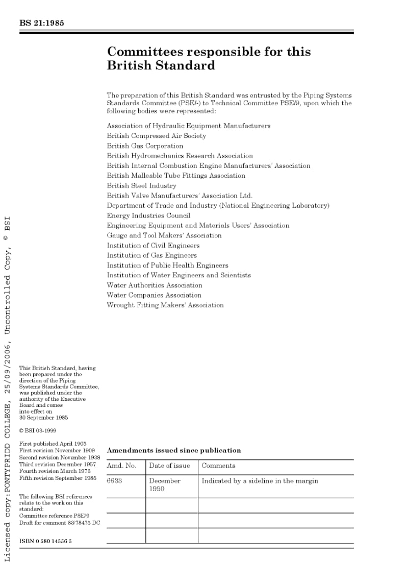 BS 21-1985 Pipe threads for tubes and fittings where pressure-tight joints are made on the threads.pdf_第2页