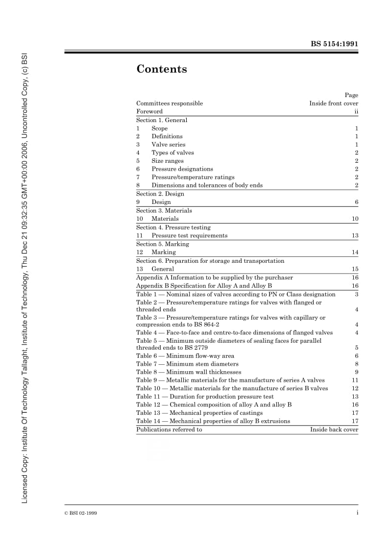 BS 5154-1991 铜合金截止阀、截止止回阀、止回阀以及闸阀规范.pdf_第3页