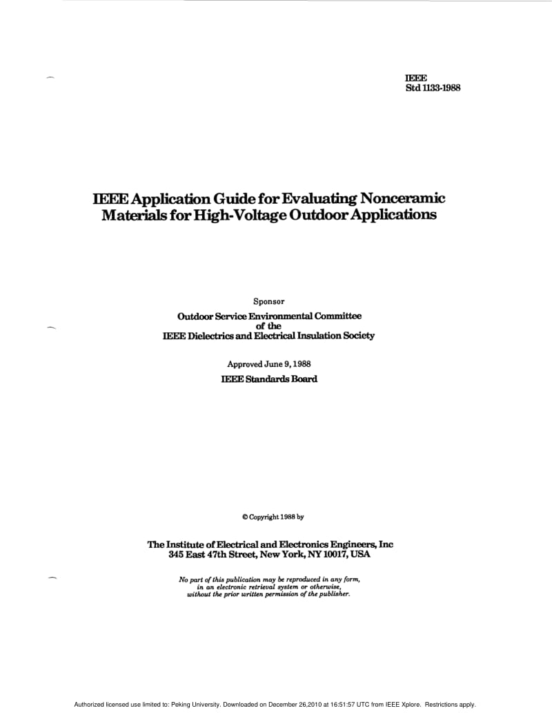 IEEE Std 1133-1988 IEEE Application Guide for Evaluating Non-ceramic Materials for High-Voltage Outdoor Applications.pdf_第3页