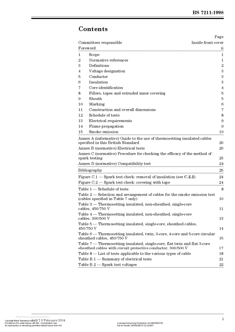 BS 7211-1998 Electric cables-Thermosetting insulated,non-armoured.pdf_第3页