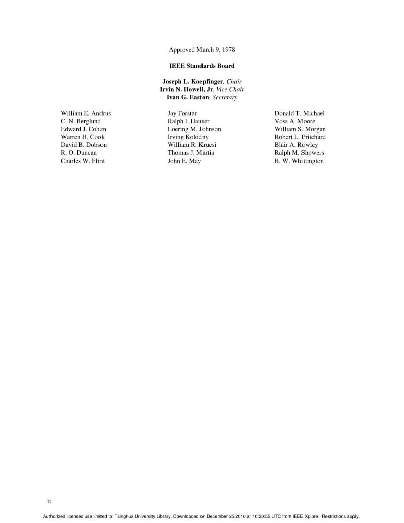 IEEE Std 530-1978 IEEE Standard Specification Format Guide and Test Procedure for Linear, Single-Axis, Digital, Torque-Balance Accelerometer.pdf_第2页