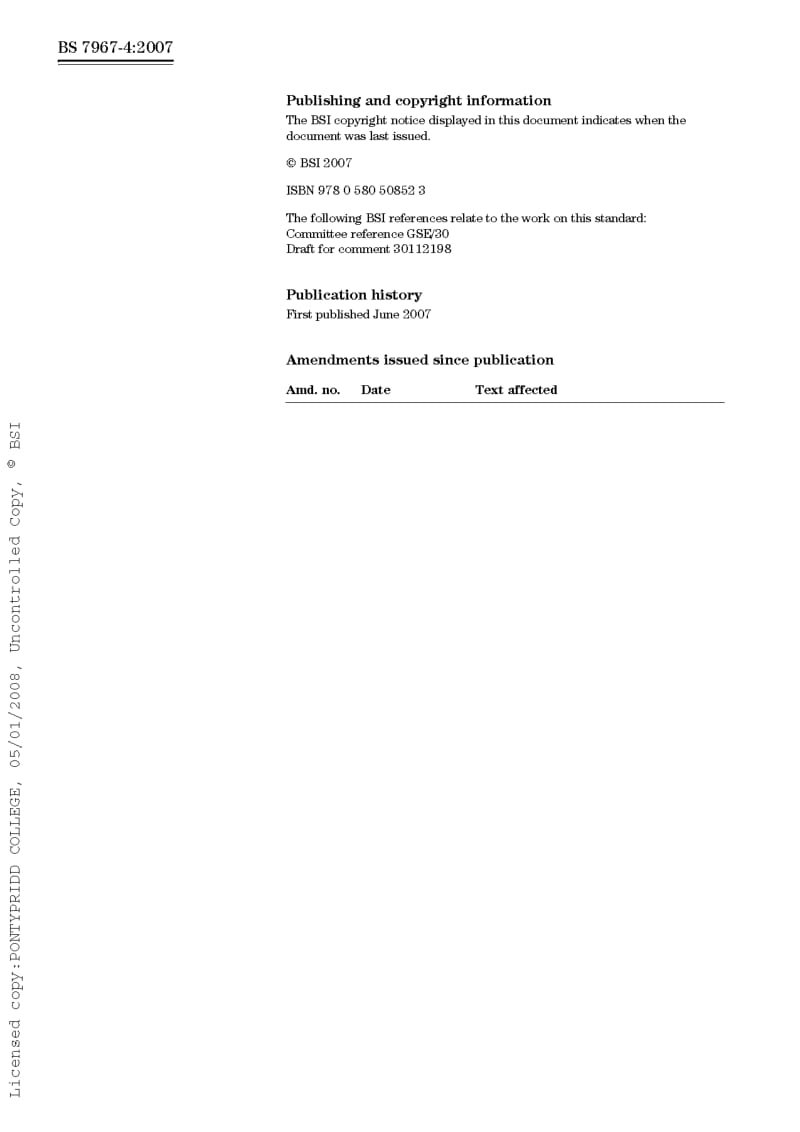 BS 7967-4-2007 Carbon monoxide in dwellings and the combustion performance of gas-fired appliances. Guide for using electronic portable combustion gas analysers as part of the process.pdf_第2页