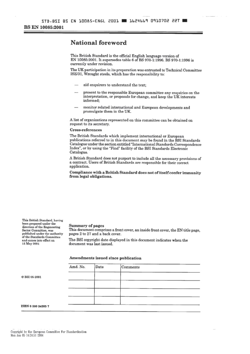 BS EN 10085-2001 氮化钢.交货技术条件.pdf_第2页