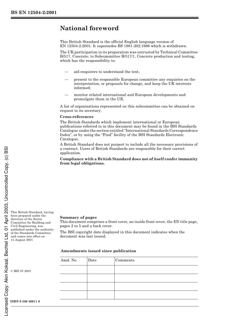 BS EN 12504-2-2001 Testing concrete in structures. Non-destructive testing. Determination of rebound number1.pdf_第3页