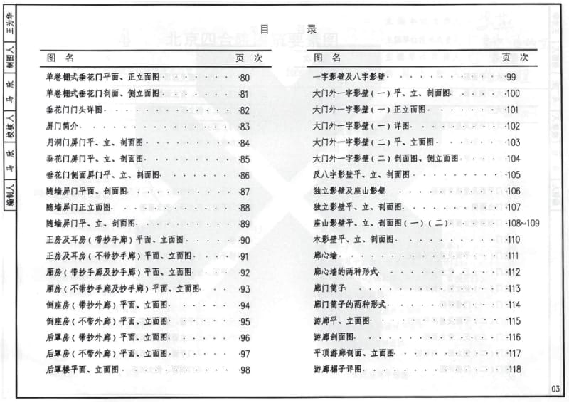 88J14-4(2006) 北京四合院建筑要素图.pdf_第3页