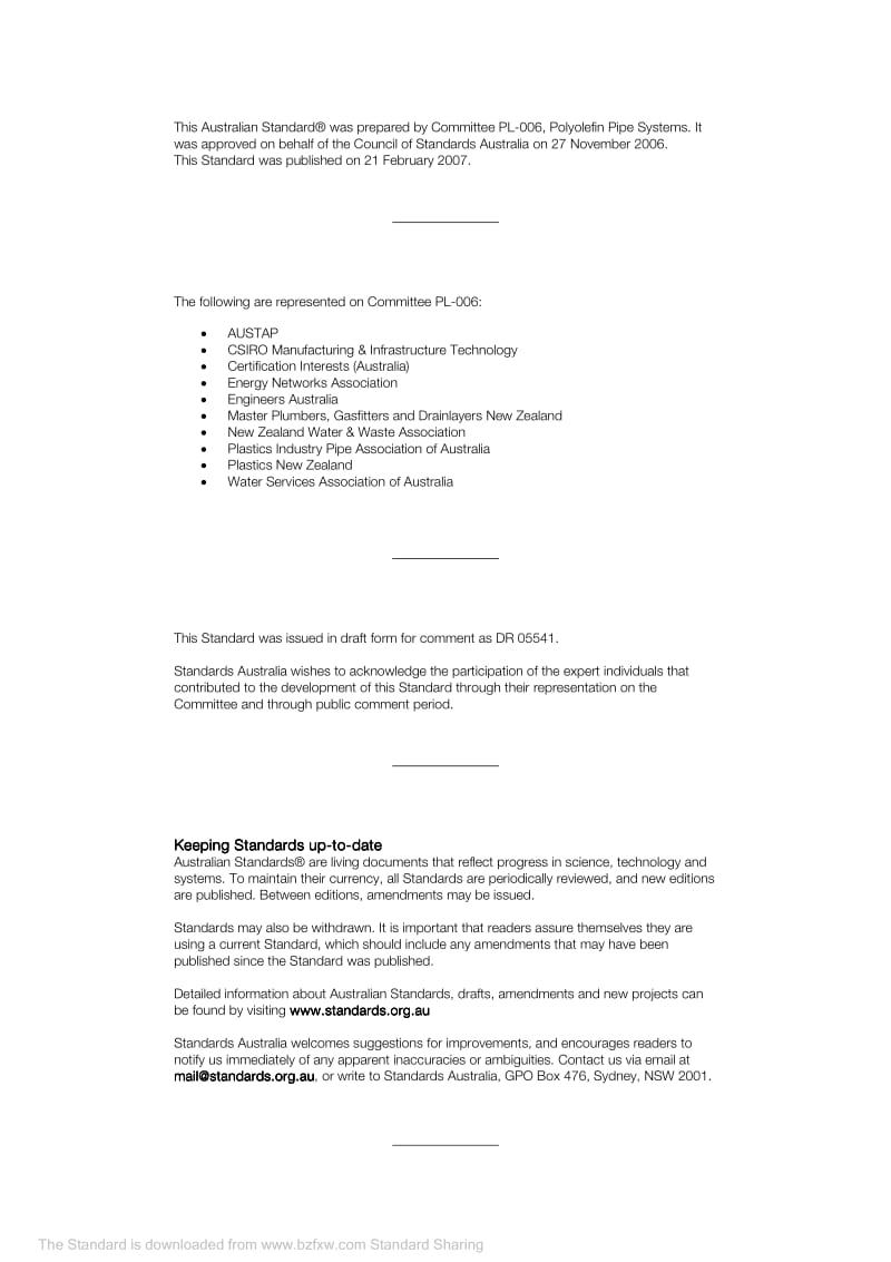 AS 5082-1-2007 Polybutylene (PB) plumbing pipe systems - Metric series Part 1 Metric polybutylene (PB) pipes for hot and cold water applications.pdf_第2页